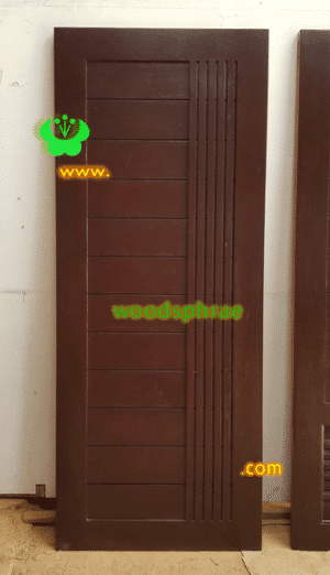 ประตูไม้สักบานเดี่ยว B268
